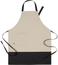 Schort Beige-Zwart